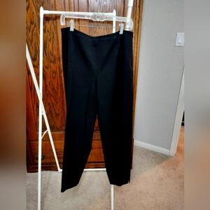 Talbot's 12 no waistband side zip black  pants